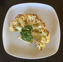 Load image into Gallery viewer, Cauliflower Steak with Chimichurri